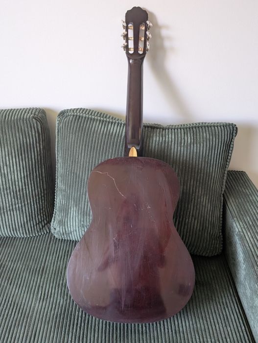 Gitara klasyczna Farra Carlo Caoba — główka i klucze